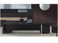 苏州办公家具图片:实木大班桌 DB-11